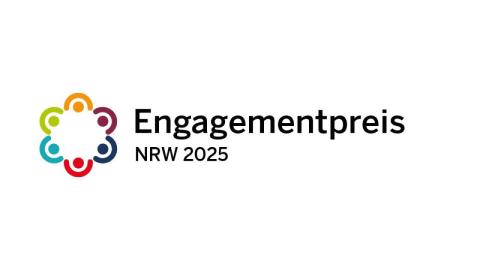 Logo mit dem Schriftzug "Engagementpreis 2025"