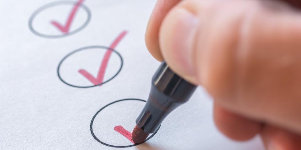 Checkliste Checkliste