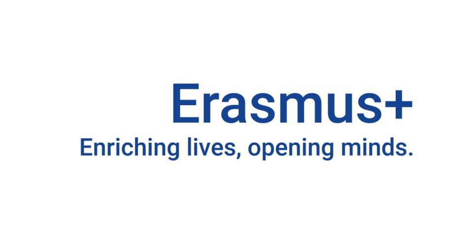Wortmarke mit dem Text "Erasmus+ Enriching lives, opening minds" Wortmarke mit dem Text "Erasmus+ Enriching lives, opening minds"