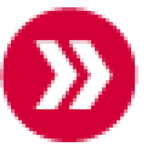 Logo "Fit für die Wirtschaft", Schriftzug und ein Startknopf in Rot.
